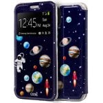 Cool Funda Flip Cover Dibujos Astronauta para iPhone 11