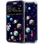 Coole Astronautenzeichnungen Flip Cover Hülle für iPhone 11 Pro