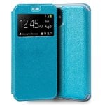 Cool Light Blue Plain Flip Cover Case pour iPhone 11