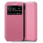 Cool Funda Flip Cover Liso Rosa para iPhone 11 Pro Max