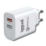 Même chargeur 2xUSB Quickcharge 3.0 30W