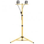 vidaXL Foco LED con trípode 2x10 W blanco frío