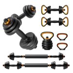 Kit manubri Xiaomi FED V2 + barra + kettlebell 20Kg