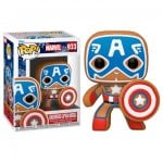 Funko Pop Marvel Biscuit de Noël Captain America
