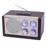 Roadstar Wooden Radio Analógica FM/MW Madera/Plata Roadstar Wooden Radio Analógica FM/MW Madera/Plata