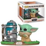 Funko Pop Deluxe Star Wars The Mandalorian Baby Yoda avec pot à œufs
