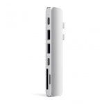 Adattatore multiporta USB-C Satechi ST-CMBPS Hub Argento