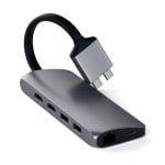 Satechi ST-TCDMM Hub Adaptador 2xUSB-C Multipuertos Gris Espacial Satechi ST-TCDMM Hub Adaptador 2xUSB-C Multipuertos Gris Espacial