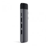 Satechi ST-TCPHEM Hub Adattatore multiporta USB-C Grigio