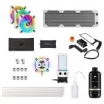 Kit di raffreddamento a liquido personalizzato Corsair Hydro X Series iCUE XH305i RGB PRO bianco