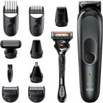 Braun All-in-one Rifinitore Tutto-In-Uno 7 MGK7321, Regolabarba Uomo 10-In-1, Tagliacapelli, Per Viso, Capelli, Corpo