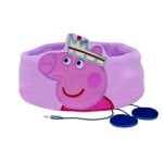 OTL Technologies Auriculares Infantiles Planos con Banda Ajustable Lavable Princesa Peppa Pig OTL Technologies Auriculares Infantiles Planos con Banda Ajustable Lavable Princesa Peppa Pig