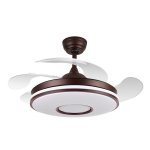 Fabrilamp Dani Ventoinha de Teto com Motor DC 32W Castanha