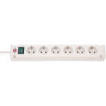 Brennenstuhl Bremounta Multiprise 6 prises avec interrupteur et option de montage 3 m Blanc