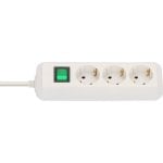 Brennenstuhl 1152920 prolunghe e multiple 5 m 3 presa(e) AC Bianco