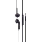 Auriculares DCU Tecnologic 34151001 con cable Jack para llamadas y música, micrófono con control de volumen, negros