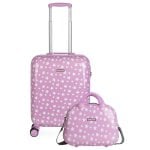 Mala de PC infantil pequena Itaca Stars, rosa rosa Mala de PC infantil pequena Itaca Stars, rosa rosa