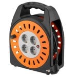 Goobay Alargadera Eléctrica 4 Tomas Schuko 25m Naranja