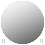 Vidaxl Espejo de Pared Redondo Vidrio 60 cm