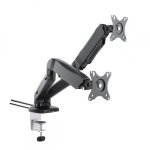 Support de table pour moniteur à double bras Kimex 13"-27" VESA 100x100 Max 6,5 kg