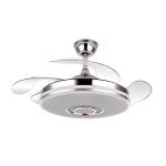 Fabrilamp Noto Ventilatore da soffitto con luce e telecomando 32W