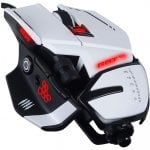 Mad Catz R.A.T. Mouse da gioco 6+ 12000 DPI RGB Bianco