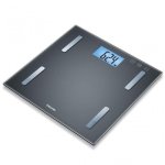 Balança Analítica Beurer BF 180 Vidro Temperado Preto 180kg LCD