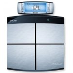 Balança Bioimpedancia Beurer BF 105 Até 180 kg 8 Eletrodos Bluetooth USB Ecrã XXL