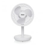Tristar VE-5841 Ventilador de Mesa Recargable USB Blanco