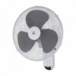 Ventoinha de Parede Fm Calefacción VM-140-M 50W 40cm 3 Velocidades Comando Temporizador