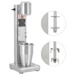 VidaXL Appareil à milkshake Acier inoxydable 1 L