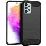 Cool Capa Carbono para Samsung Galaxy A73 5G A736 Preta