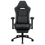 Aerocool Royal AeroSuede Cadeira Gaming com apoio para os pés em cinzento ardósia
