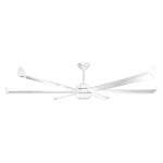 Klassfan Bigcool White Ventilador de Techo DC WiFi con Luz LED y Mando 100W 236cm