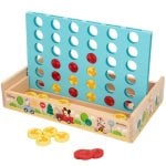 Juego Cuatro En Raya Madera Woomax Disney