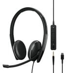 Casque Epos Adapt 165 USB-C II filaire USB-C jack 3,5 mm Binaural Bureau Noir