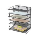 Bandeja Sobremesa Q-connect Kf17289 Metalica Rejilla Negra 6 Bandejas 325x230x390 Mm Bandeja Sobremesa Q-connect Kf17289 Metalica Rejilla Negra 6 Bandejas 325x230x390 Mm