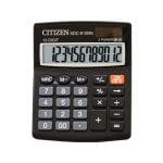 Calculatrice de bureau Citizen Sdc-812 Bn Eco solaire et piles 12 chiffres 124x102x25mm noir