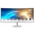 Écran PC MSI PRO MP341CQW 34" UltraWide Quad HD 100Hz VA Courbe Haut-parleurs Blanc