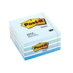 Blocco Post-it Removibile Cubo 450 Fogli Blu Pastello 76x76 Mm