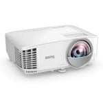 Projecteur interactif BenQ MW809STH avec faible facteur de projection ANSI DLP WXGA 3600 lumens