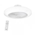 Noaton Triton Ventilatore da soffitto senza lama 50 cm Luce LED e controllo 26 W