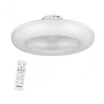 Ventilatore da soffitto senza lama Noaton Callisto 55 cm con luce LED e controllo 26 W