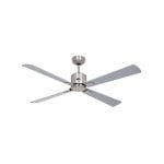 Deckenventilator CasaFan Eco Neo III 132cm 30W Chrom/Wengé/Silber Fernbedienung