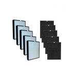 Noaton Pack 5 Filtri Hepa + 5 Carboni Di Ricambio Compatibili Con Philips Ac3256/10, Ac3259/10