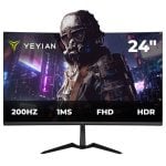 Yeyian Sigurd Series 2503 23.8" LED FullHD 200Hz FreeSync/G-Sync Curvo Yeyian Sigurd Series 2503 23.8" LED FullHD 200Hz FreeSync/G-Sync Curvo