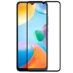 Cool Protetor de vidro temperado 3D preto completo para Xiaomi Redmi 10C