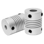 Ociodual Pack 2 Acopladores Flexibles 5/8mm Eje Z Axis Motor Coupler Impresora 3D RepRap Prusa