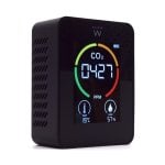 Détecteur de fumée et de gaz Ewent EW2420 Affichage numérique CO2 Température Humidité Portable