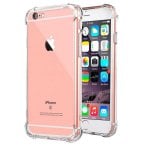Coque en silicone transparente Ociodual avec coins renforcés pour Apple iPhone 6/6S